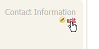 edit contact info