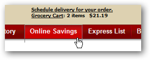 online grocery delivery savings